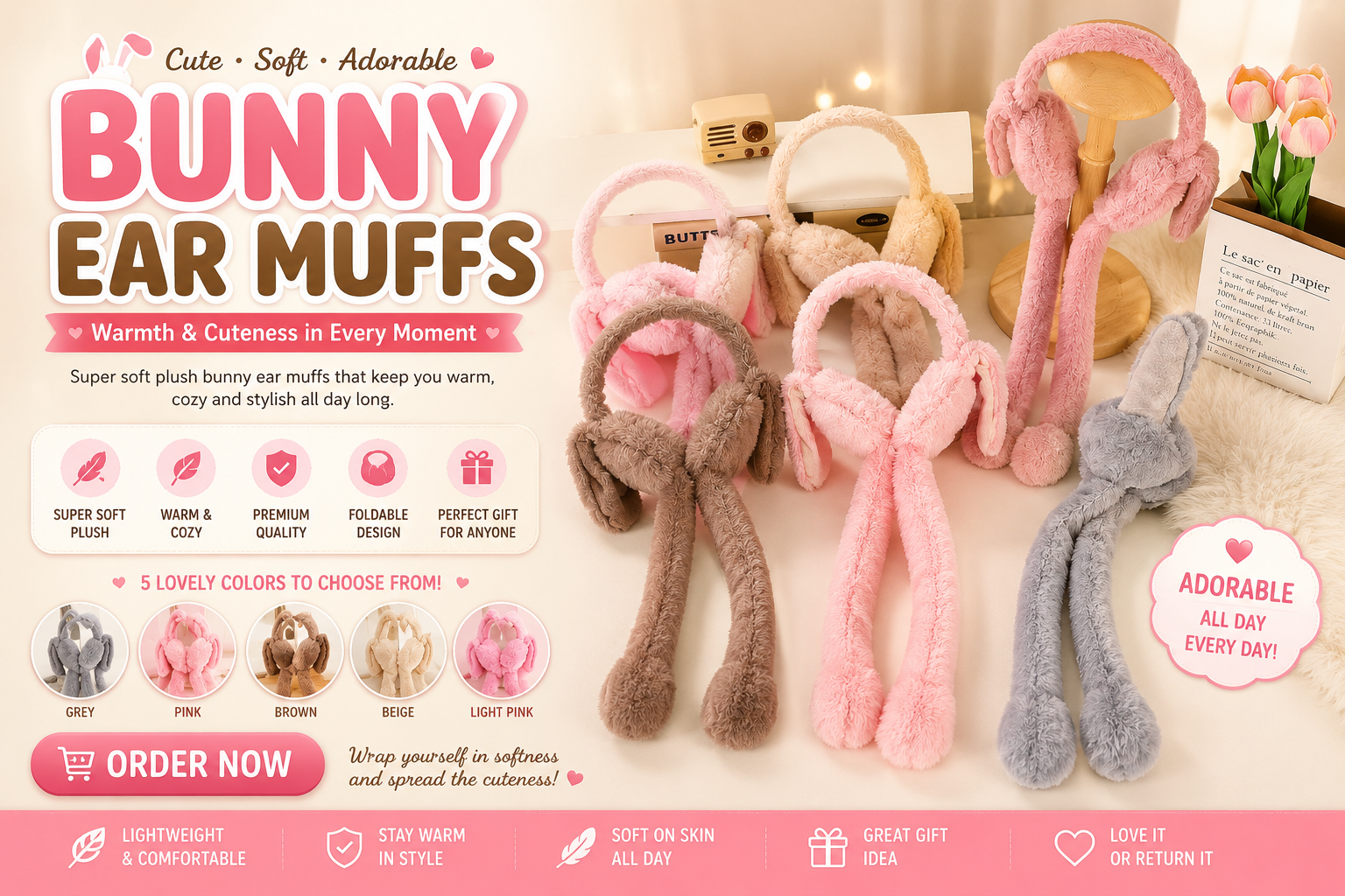 Rabbit Ear Muffs